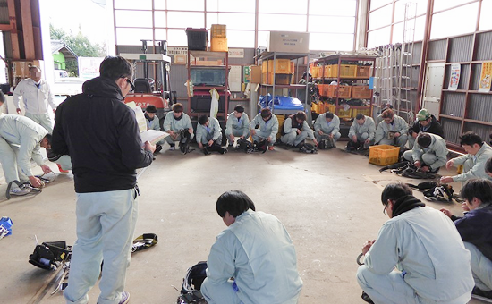 社内の安全の取組み