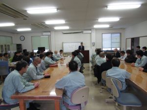 入社式を行いました